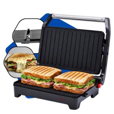 Imagem de Sanduicheira Elétrica Grill 3 Em 1 Press 180 Misteira 4 Pães Omeleteit