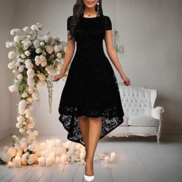 Imagem de Vestido Noite Festa 71 Renda Madrinha Plus Size Formatura - Bella Fest