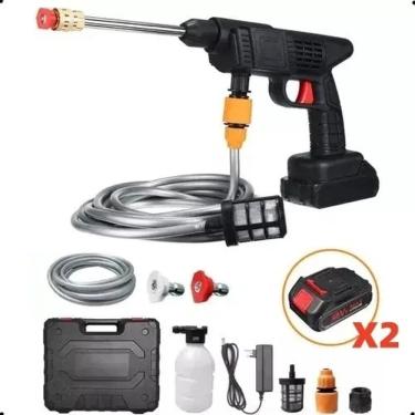 Imagem de Lavadora de Alta Pressão Portátil sem Fio OEM Premium 25000 Psi 1000W Preto 110V
