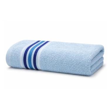 Imagem de Toalha de Banho Spin Nanosoft Camesa Alta Absorção 70x140cm, AZUL R702