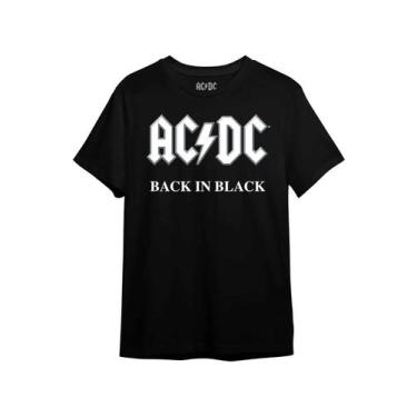 Imagem de Camiseta ACDC Of0169 Consulado Do Rock Oficial Camisa Banda, Pp, Preto
