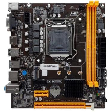 Imagem de Placa Mãe H310/B250 Brazil PC, M.2, Intel, DDR4, Socket LGA1151 - OEM