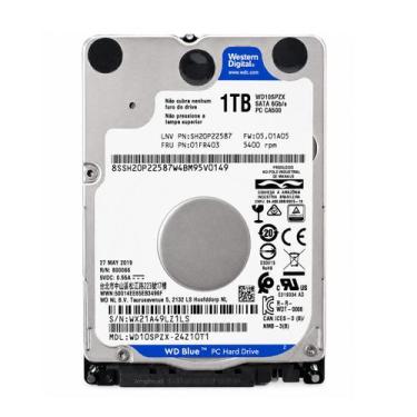 Imagem de Hd Notebook 1Tb Sata 3 128mb 5400rpm 2,5 WD Blue WD10SPZX Western Digi