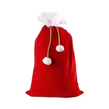 Imagem de Saco De Presente De Veludo Extra Grande Com Cordão, Bolsa De Presente 