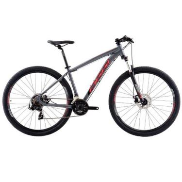 Imagem de Bicicleta Aro 29 Oggi Hacker Sport 21v - Grafite/Vermelho/Preto, Taman