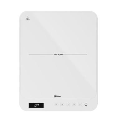 Imagem de Cooktop Indução 1 Boca Fischer Touch Screen Portátil Branco Bivolt, Bi