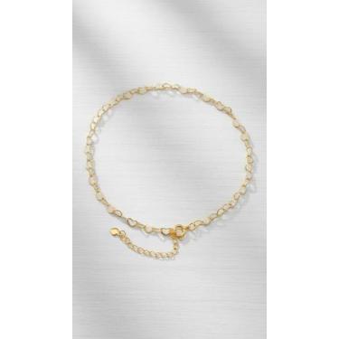 Imagem de Tornozeleira Corações Banhada Ouro 18k Ajustável - Congratulations Sto