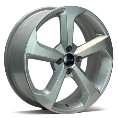 Imagem de 4 RODAS BAR MK7 / ARO 17X6 / (4X100) ET35 Cor:Prata, Prata