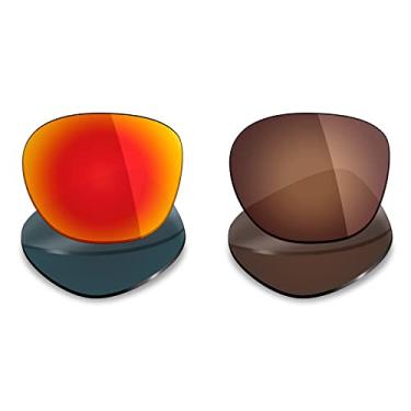 Imagem de Mryok 2 pares de lentes polarizadas de substituição para óculos de sol Oakley Latch – Opções
