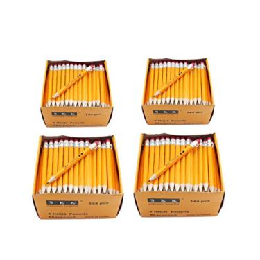 Imagem de Meia lápis SKKSTATIONERY com borrachas, 4 Box-576, 4 Box-576