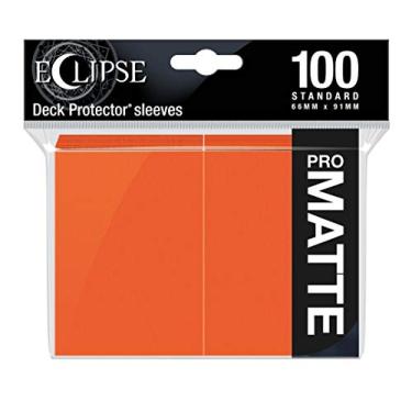 Imagem de Ultra Pro E-15619 Eclipse mangas foscas padrão pacote com 100 - laranja abóbora