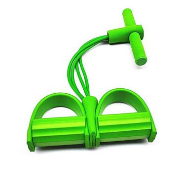 Imagem de Extensor 4 tubos Academia Pedal Fitness Casa abdominal elastico cordas Pilates exercicio Intensidade