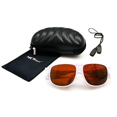 Imagem de MCWlaser Óculos de proteção a laser 190-540 e 800-1700nm típicos para 355nm 405nm 445nm 450nm 473nm 520nm 532nm 808nm 980nm 1064nm Tipo de absorção EP-1, Style 1