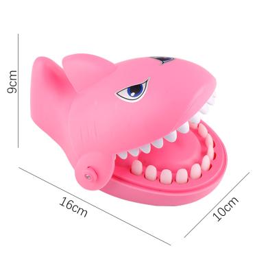 Imagem de Brinquedos infantis, dentes moles, boca grande, mordida de dedo, extração de dentes de tubarão, mord