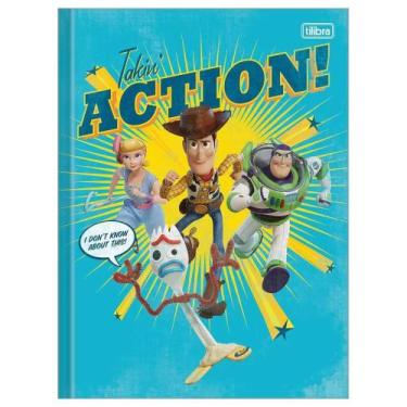 Imagem de Caderno Brochura Univ. 80 Folhas Toy Story Action - Tilibra