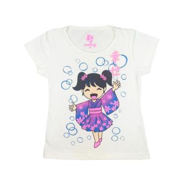 Imagem de Camiseta Menina Kimono Bata Juvenil - Japan Society