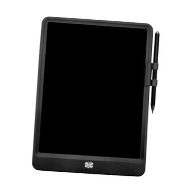 Imagem de Dynwave Placa de escrita para desenho, placa de doodle apagável, 10 polegadas com função de bloqueio, placas de pintura para crianças, almofada para listas de, preto