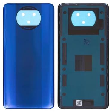 Imagem de Peças de reparo de substituição da capa da bateria da caixa compatíveis com Xiaomi Poco X3, (azul escuro, MZB07Z0IN, MZB07Z1IN, MZB07Z2IN, MZB07Z3IN, MZB07Z4IN, MZB9965IN, M2007J20CI)