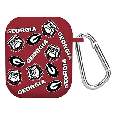 Imagem de Georgia Bulldogs Capa HD compatível com Apple AirPods 1ª geração e 2 – aleatória