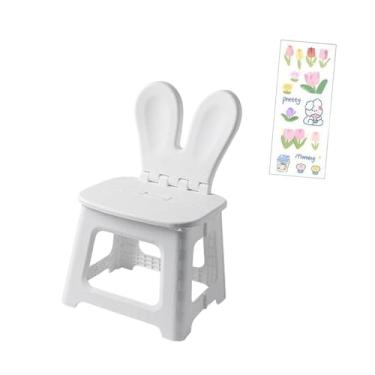 Imagem de Generic Banquinho dobrável, pufe antiderrapante com adesivo aleatório, cadeira infantil, pufe para sala de leitura, jardim de infância, Grande