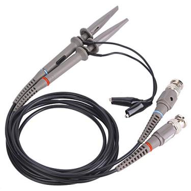 Imagem de Kit de Sonda de Osciloscópio de Alta Precisão P6100 1X 10X 100MHz Acessórios de Osciloscópio, Amortecimento Ajustável, Anéis de Marcação para Identificação de Canal, Construção