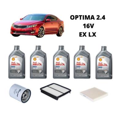 Imagem de Kit revisão troca de oleo optima 2.4 16v 2012 à 2015  - SHELL