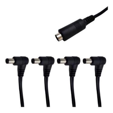 Imagem de Cabo Extensor Fonte De Pedais Mxt Para 4 Pedais Com 20cm