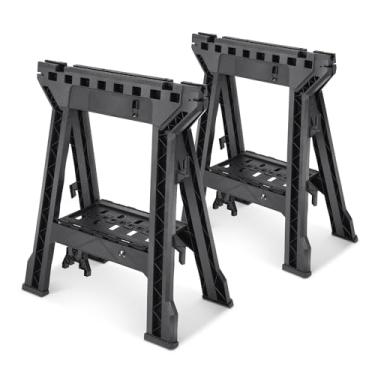 Imagem de DNA MOTORING Serra dobrável de 450 kg para serviço pesado de 1000 lb / 450 kg para fatiar, montagem de bancada de trabalho, preto, 2 peças, TOOLS-00472