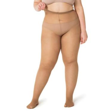 Imagem de Meia Calça Grossa Trifil Opaca Plus Size Fio 40 W06101, EG ou 1XG, Nat