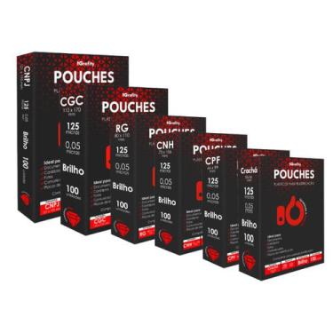 Imagem de Plastico Plastificação 800 Grafity 1 Cento crachá, 1 Cento CPF (Titulo