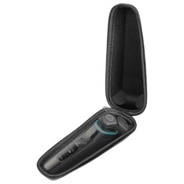 Imagem de Linkidea Estojo de barbeador elétrico, estojo de barbear Stroage compatível com Philips Norelco Series 5, 7, 9, bolsa de barbear portátil de viagem para homens (preto)