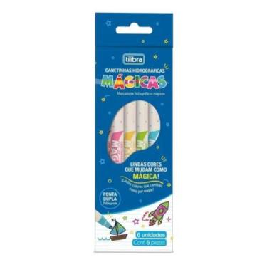 Imagem de Caneta Hidrografica Magica Com 6 Unidades - Tilibra