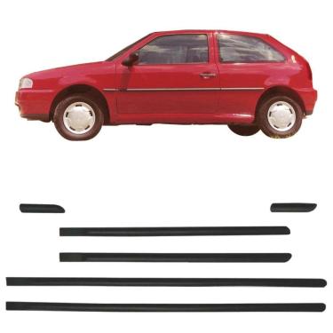 Imagem de Friso Lateral Gol Gli 2 Portas Cinza 95 96 97 98 99 816A