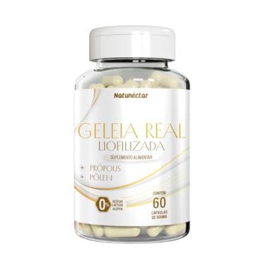 Imagem de Geleia Real Liofilizada + Própolis + Polén 500mg 60 Capsulas - Natunéctar