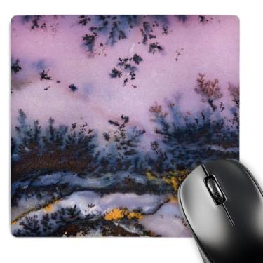 Imagem de Mouse pad com acabamento fosco 3D rosa "Nevada. Ágata sálvia ametista, estampa natural Us29 Bja0051Jaynes Gallery" - 20,32 x 20,32 cm - mp_92203_1