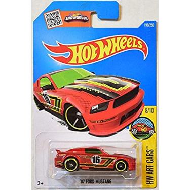 Imagem de HOT WHEELS HW ART CARS '07 Ford Mustang vermelho 198/250
