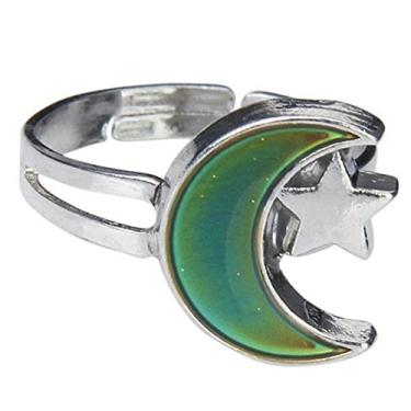 Imagem de Joalheiro Jude ajustável cor mudança de humor anel inspirador mármore místico.