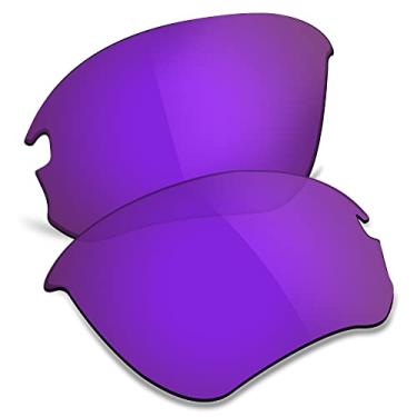 Imagem de TRUSHELL Lentes de reposição polarizadas para Oakley Si Speed Jacket OO9228 Óculos de sol violeta roxo - Polarizadas