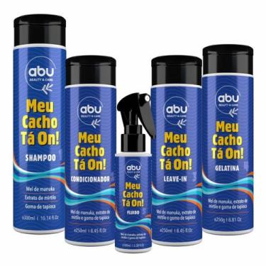 Imagem de Linha profissional meu cacho tá on shampoo + condic + leave-in + gelat