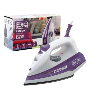 Imagem de Ferro de Passar Roupa a Vapor e Seco 1200W BlackDecker FX1000B2 Essent