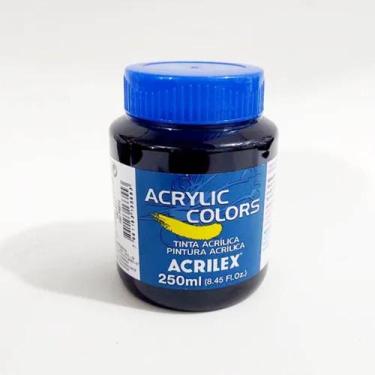 Imagem de Tinta Acrylic Colors 250ml G1 320-preto Acrilex, 320 - PRETO