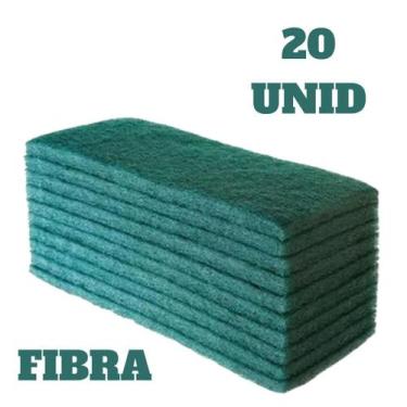 Imagem de Fibra para Limpeza Pesada 26,5cmx8cm Verde 20 UN - MOP