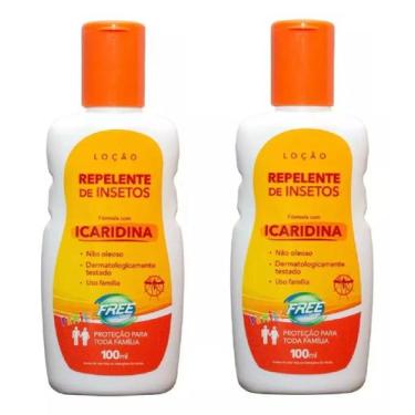 Imagem de 2 Repelentes Anti Mosquitos Base Icaridina Free Inset 100ml