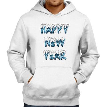 Imagem de Moletom Happy New Year - Foca na Moda, Branco, G