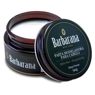 Imagem de Pasta Cabelo e Barba Efeito Seco - Fixação Forte Deep Forest 90g Barbarana