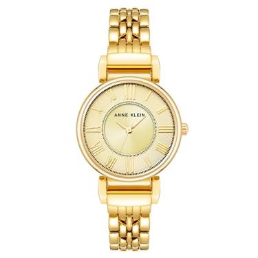 Imagem de Anne Klein Relógio de pulseira feminino, Dourado