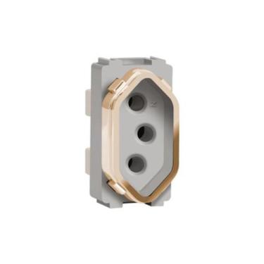 Imagem de Modulo Tomada 2p + T 20a 250v Dourado Novara Ac-1500/165 - Dicompel