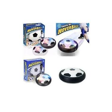 Imagem de Bola Flutuante com Luz Flat Ball Disco Flutuante Futebol Air Power Hoverball Resistente E Divertida Para Brincar Dentro De Casa e Apartamento Bate Volta Air Soccer Proteção Em Borracha
