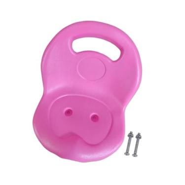 Imagem de UGPLM Crianças triciclo de triciclo de assento sela de encosto, tricicos de triciclos de assento sela confortável Absorção de choques Substituição leve, Rosa