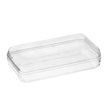 Imagem de Hammont Caixa de acrílico - Caixas de presente de festa - Cubo transparente com bordas arredondadas para presentes, casamentos, guloseimas, doces e acessórios - Caixas quadradas de armazenamento